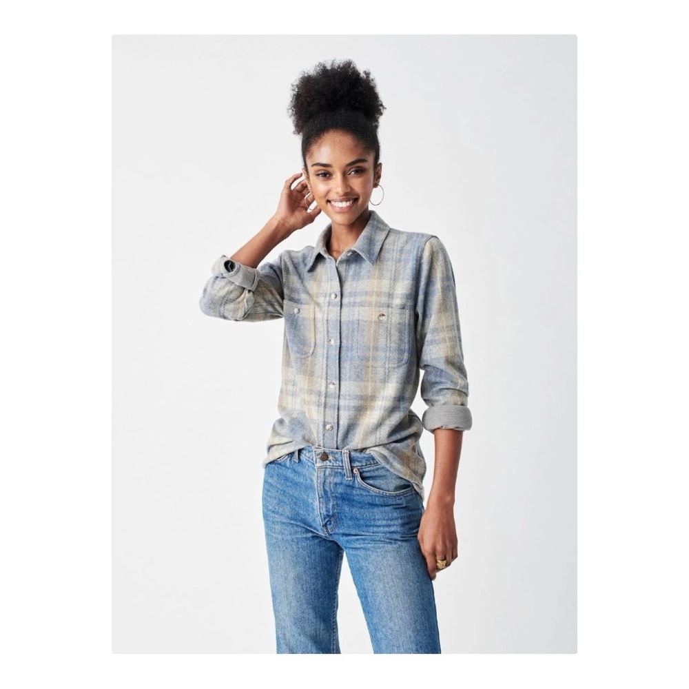 Faherty Legend Sweater Shirt in Greystone